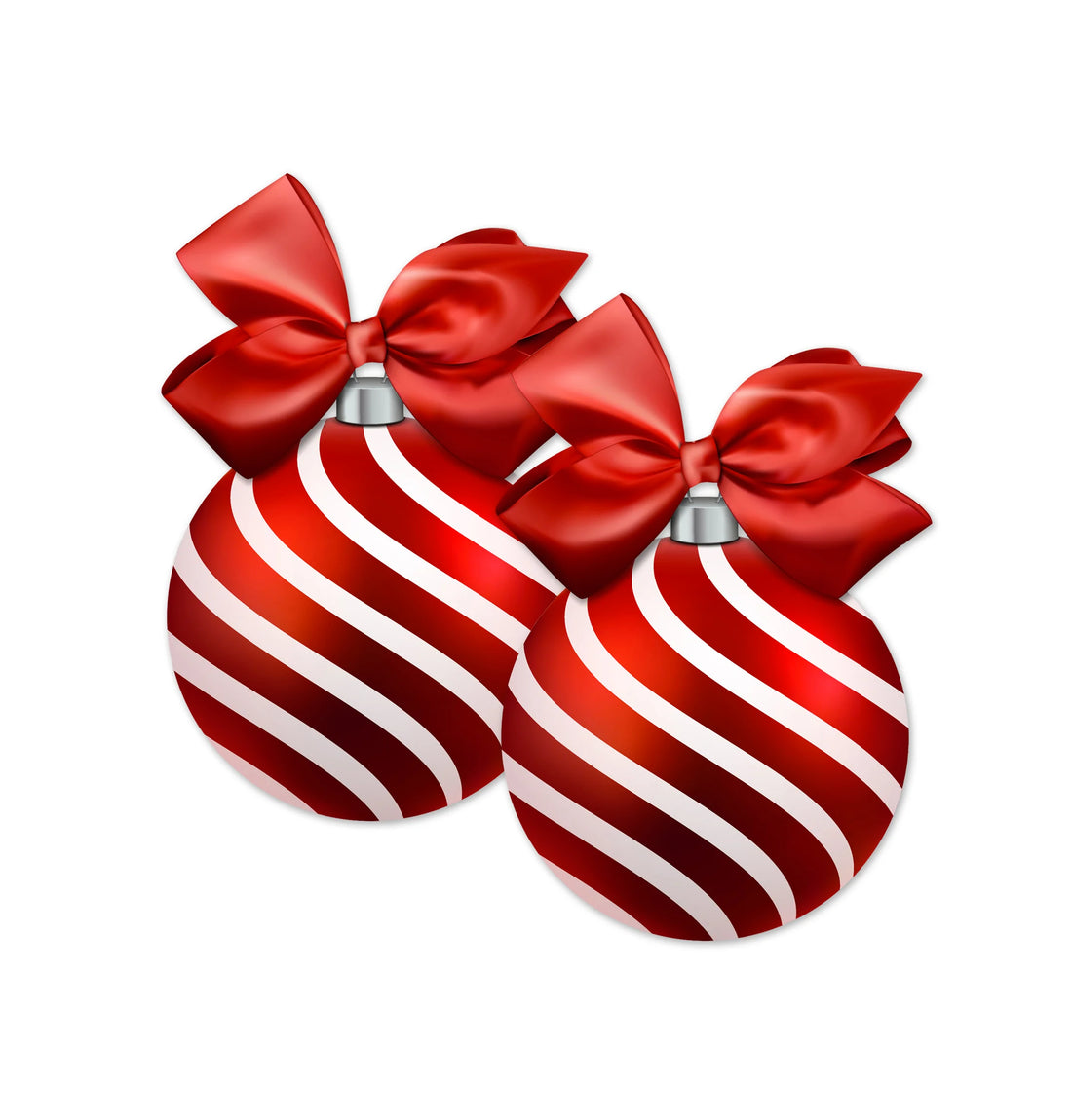 Decorations for Screen Windows & Doors (Set of 2) - (Small) Stripes Ornament