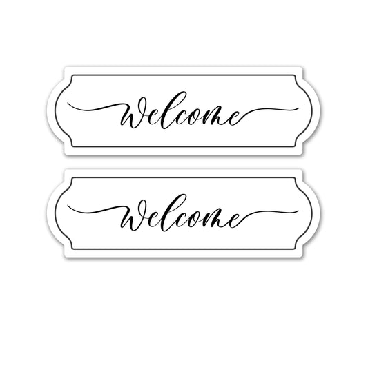 Decorations for Screen Windows & Doors (Set of 2) - Welcome