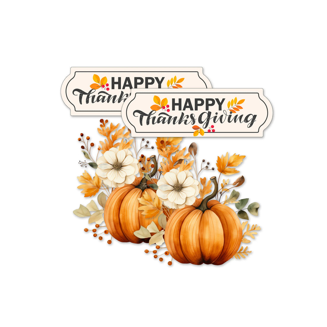 Add a Festive Touch with an Acrylic Screen Doors & Windows Happy Thanksgiving Sign