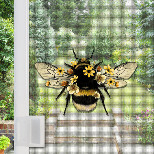Floral Bumblebee Magnet