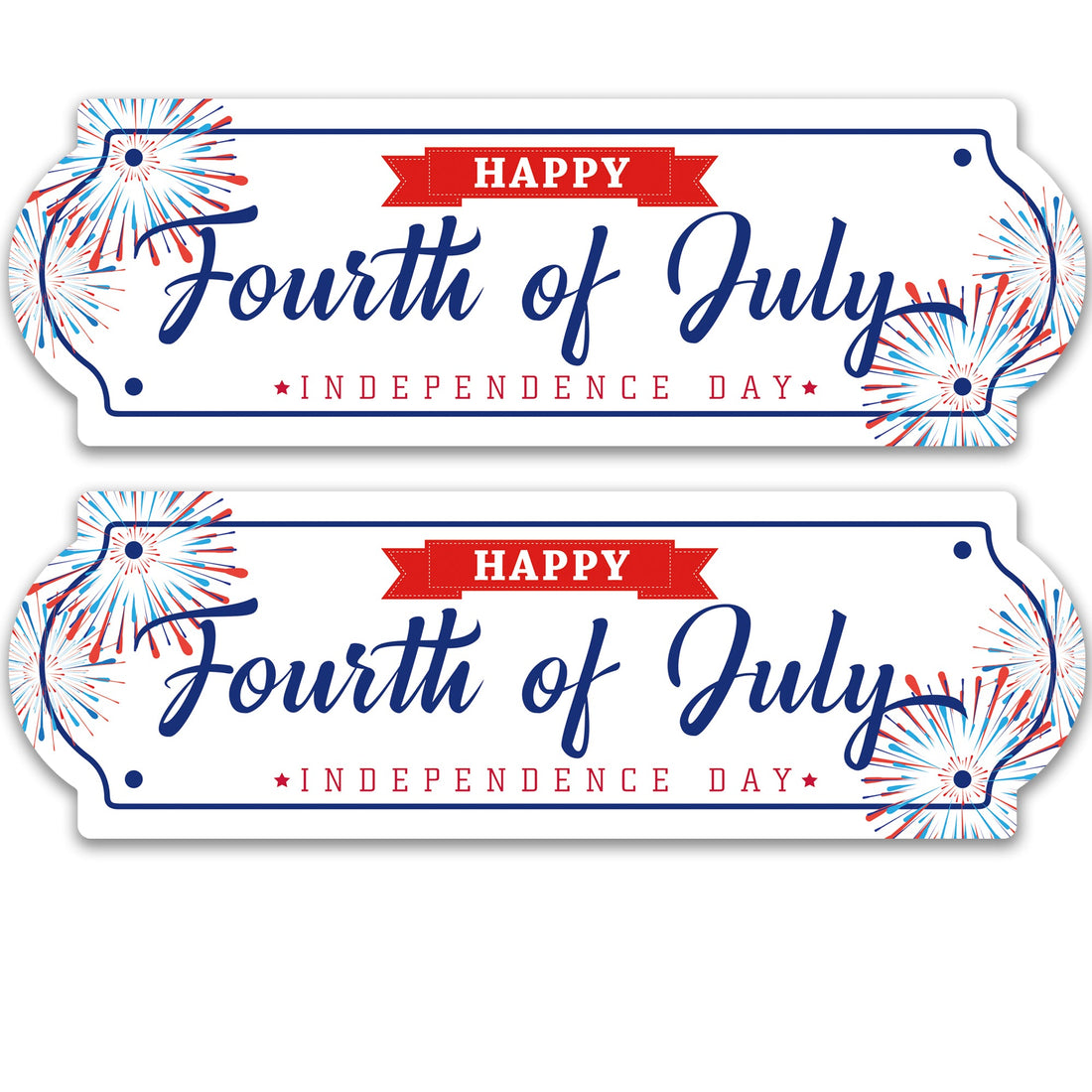 Patriotic Home Styling Tips with Happy Fourth July Decor for Windows & Doors