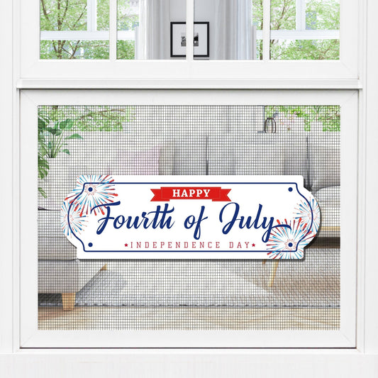 Celebrate Independence Day with Stunning Happy Fourth July Decor for Windows & Doors