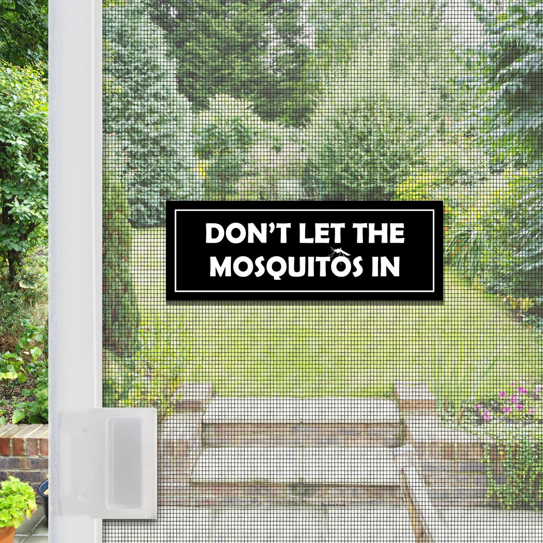 Why You Need a Small Mosquitos Mesh Magnets Screen Door Sign Set