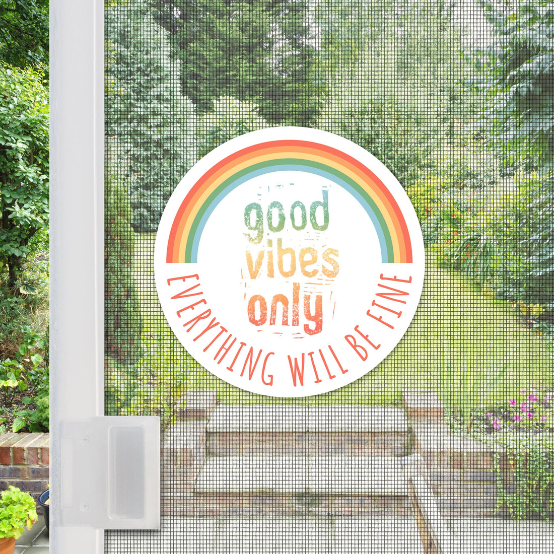 Acrylic Good Vibes Only Door Decoration: A Simple Yet Powerful Touch