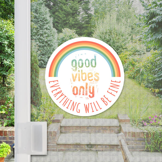 Acrylic Good Vibes Only Door Decoration: A Simple Yet Powerful Touch