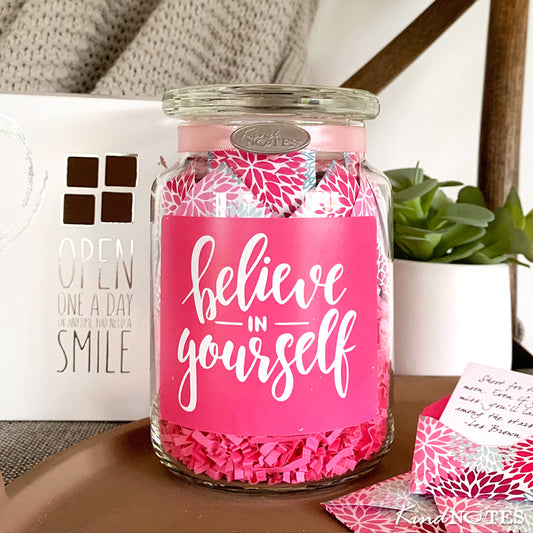 Jar of Positive Affirmations - Believe in Yourself