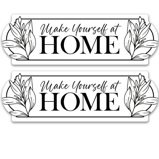 CLEARANCE Acrylic Screen Door Magnets (Not for Retractable/Glass) - Make Yourself at Home
