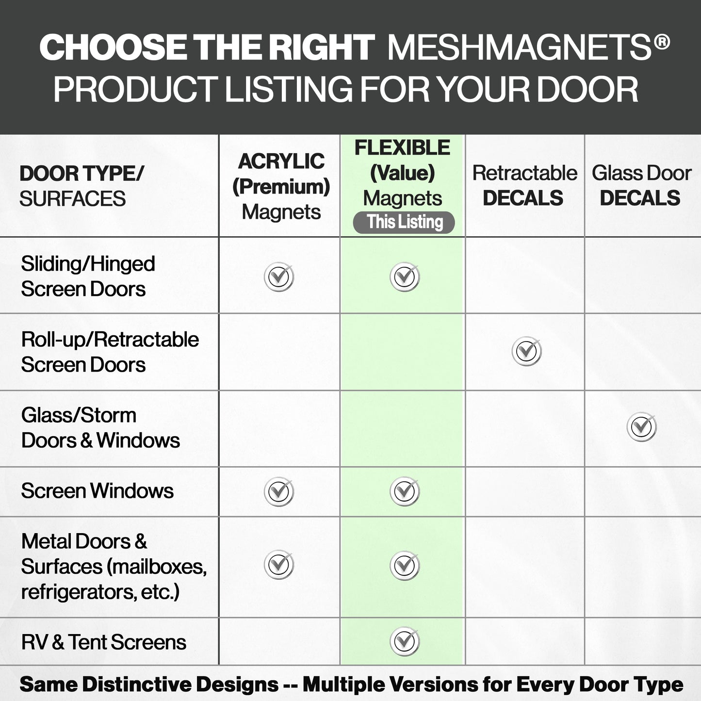 Flexible Screen Door Magnets (Set of 2) - Cat Out