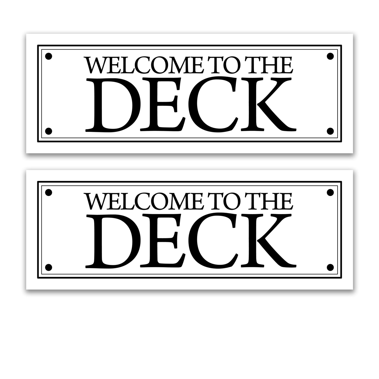 Acrylic Screen Magnets for Screen Doors & Windows (Set of 2) - Deck