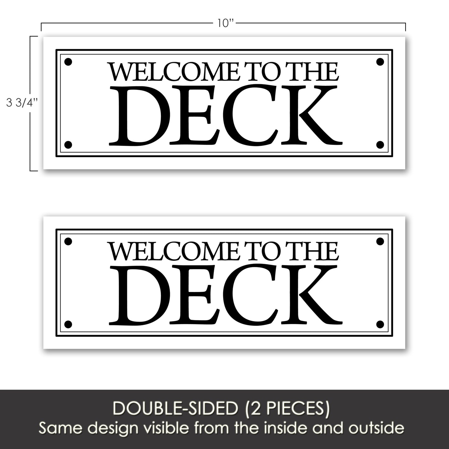 Flexible Screen Door Magnets (Not for Retractable/Glass) - Deck