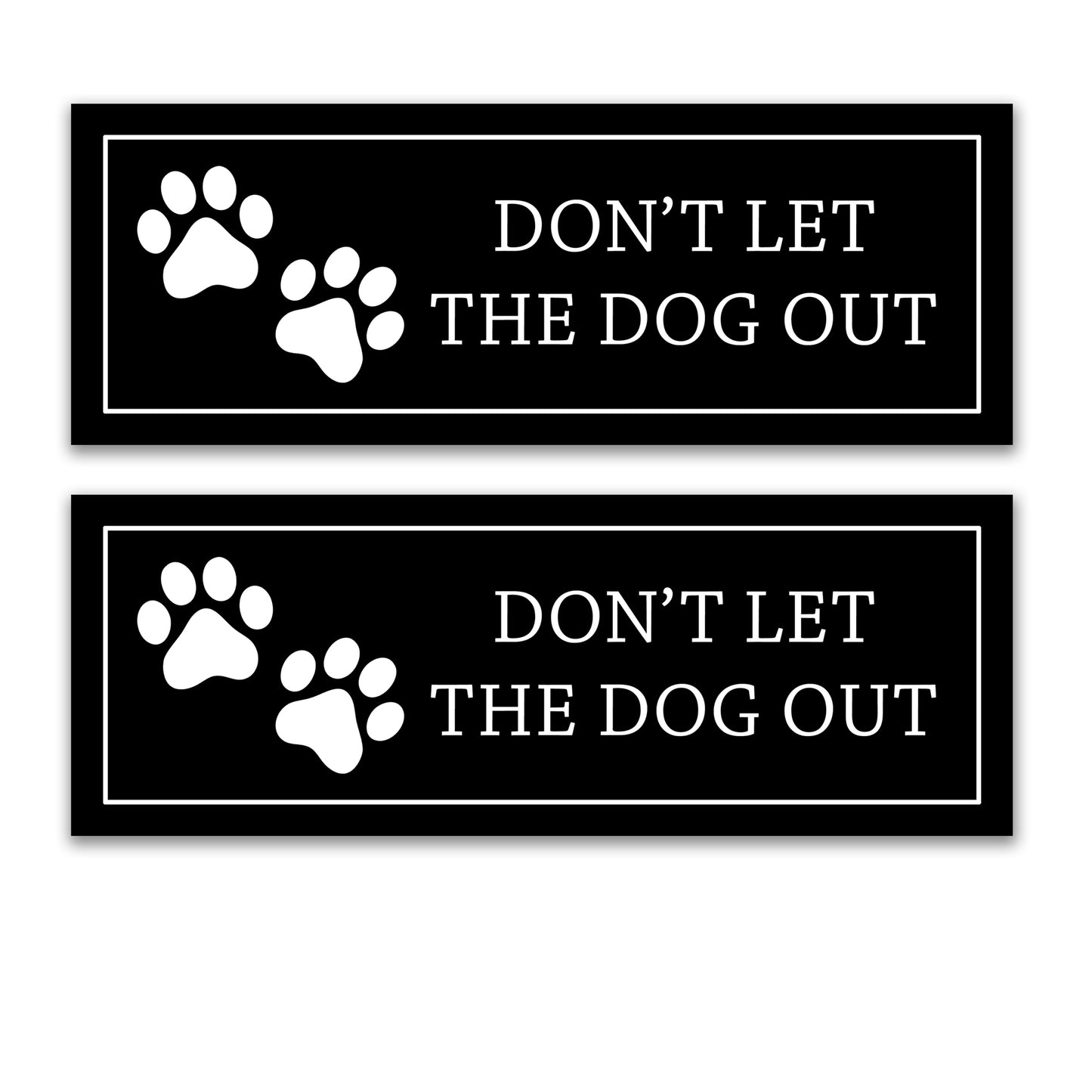 Acrylic Screen Door Magnets (Not for Retractable/Glass) - Dog Out Paws