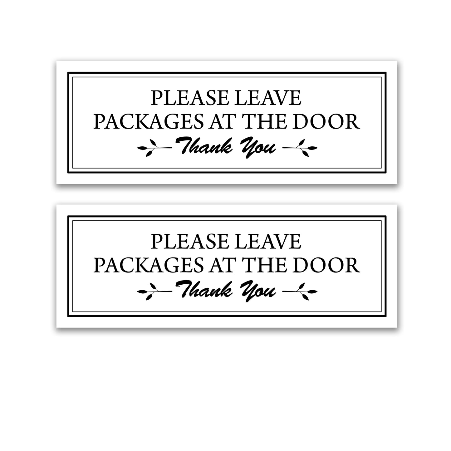 Acrylic Screen Door Magnets (Not for Retractable/Glass) - (Small) Packages at Door White