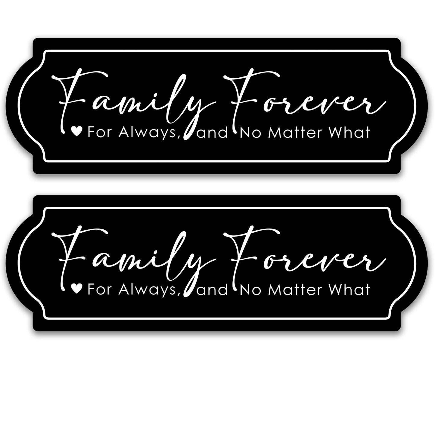 CLEARANCE Acrylic Screen Door Magnets (Not for Retractable/Glass) - Family Forever