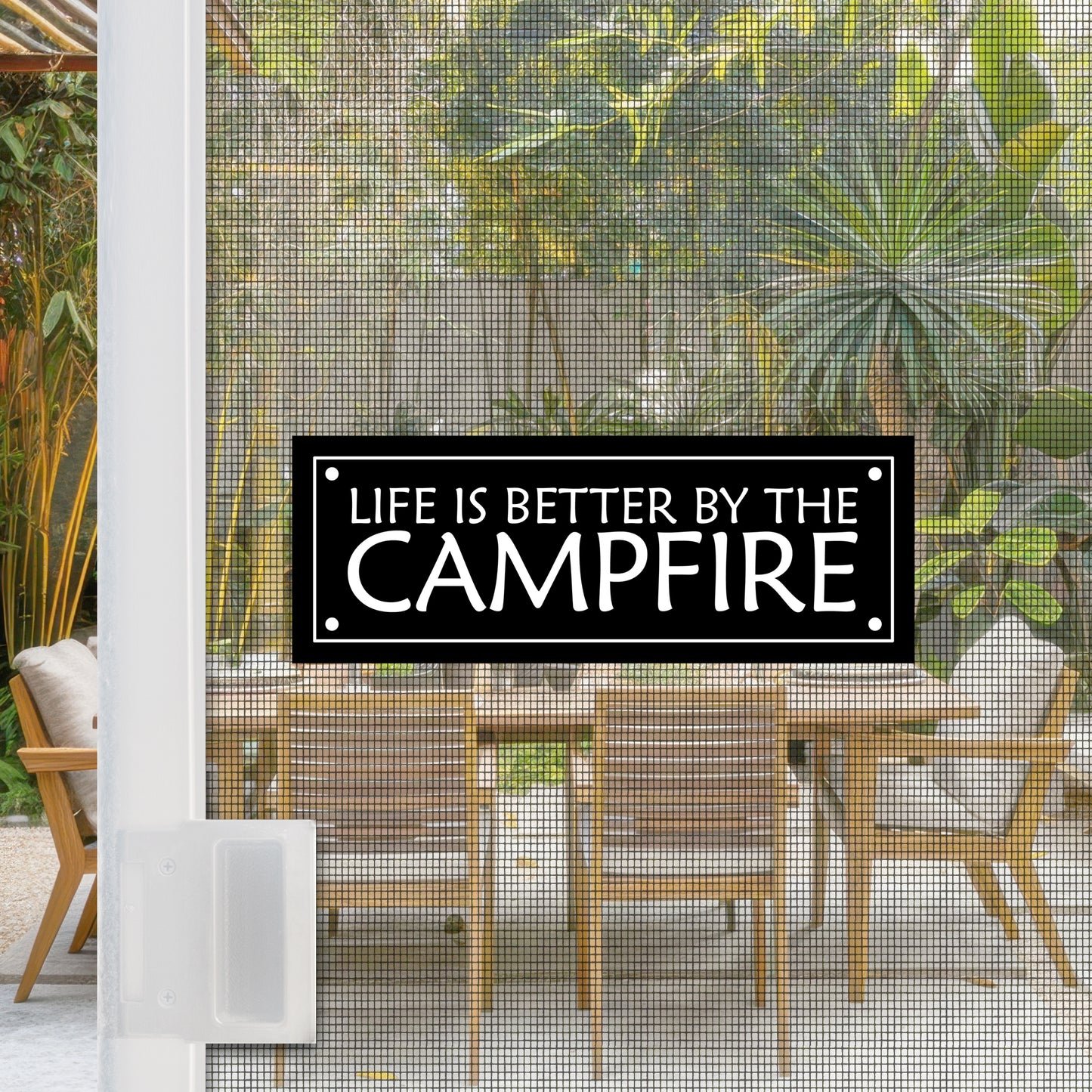 Flexible Screen Door Magnets (Set of 2) - Campfire