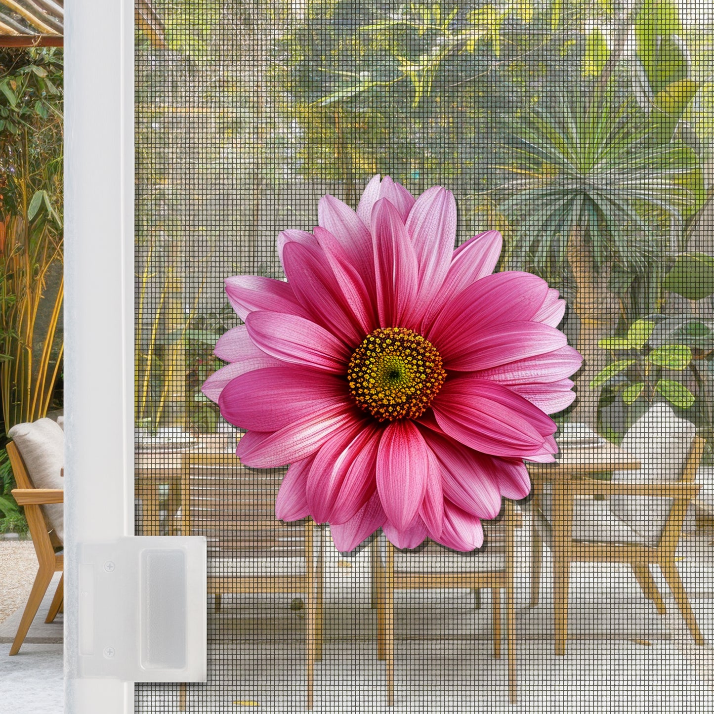 Flexible Screen Door Magnets (Set of 2) - Daisy
