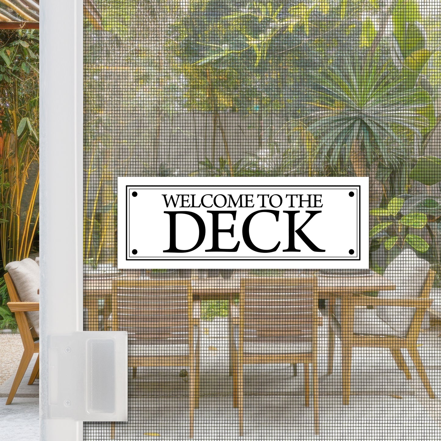 Flexible Screen Door Magnets (Not for Retractable/Glass) - Deck