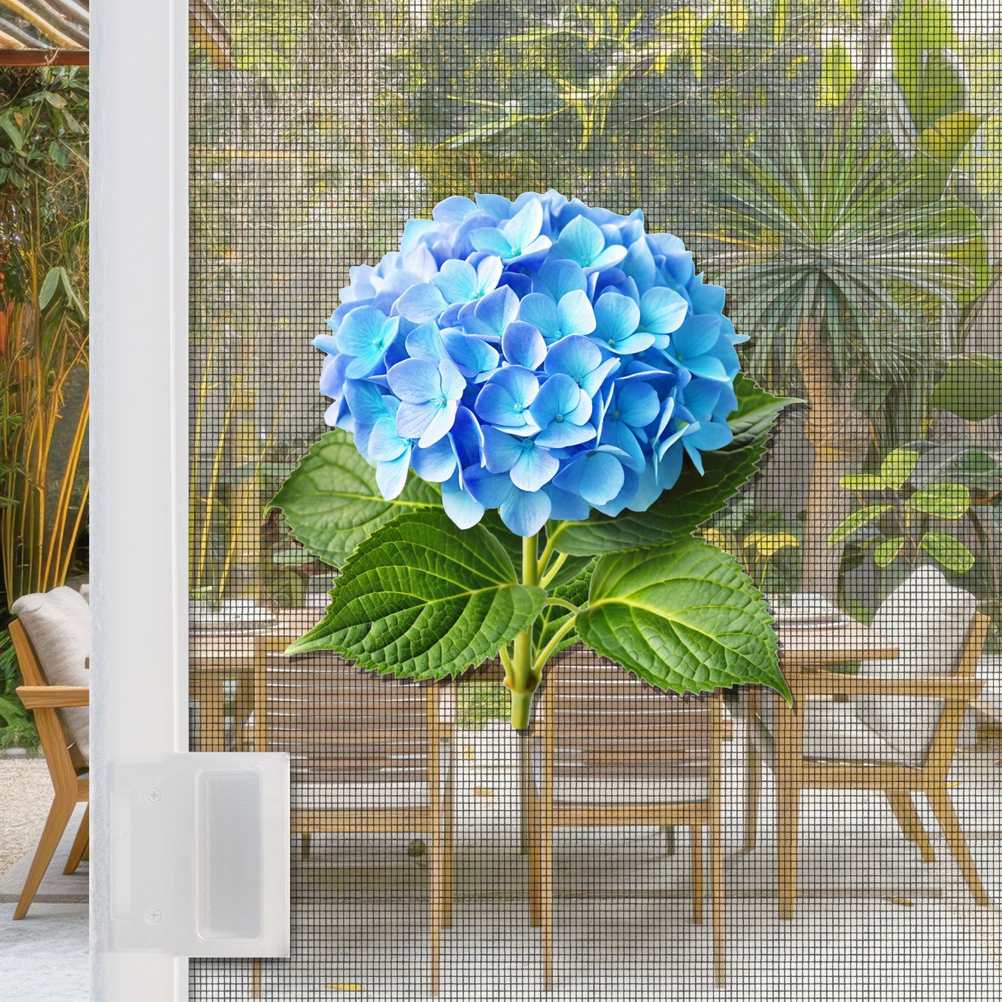 Flexible Screen Door Magnets (Set of 2) - Hydrangea