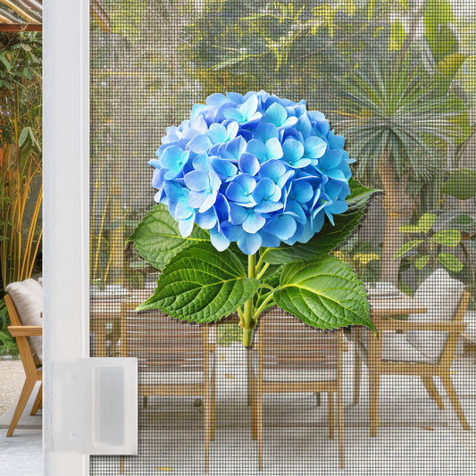 Flexible Screen Door Magnets (Not for Retractable/Glass) - Hydrangea