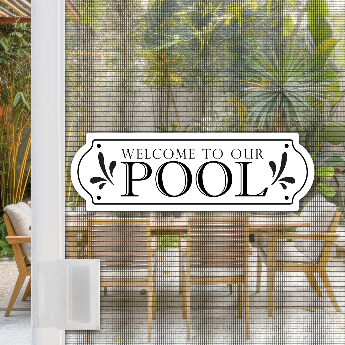 Flexible Screen Door Magnets (Not for Retractable/Glass) - Pool