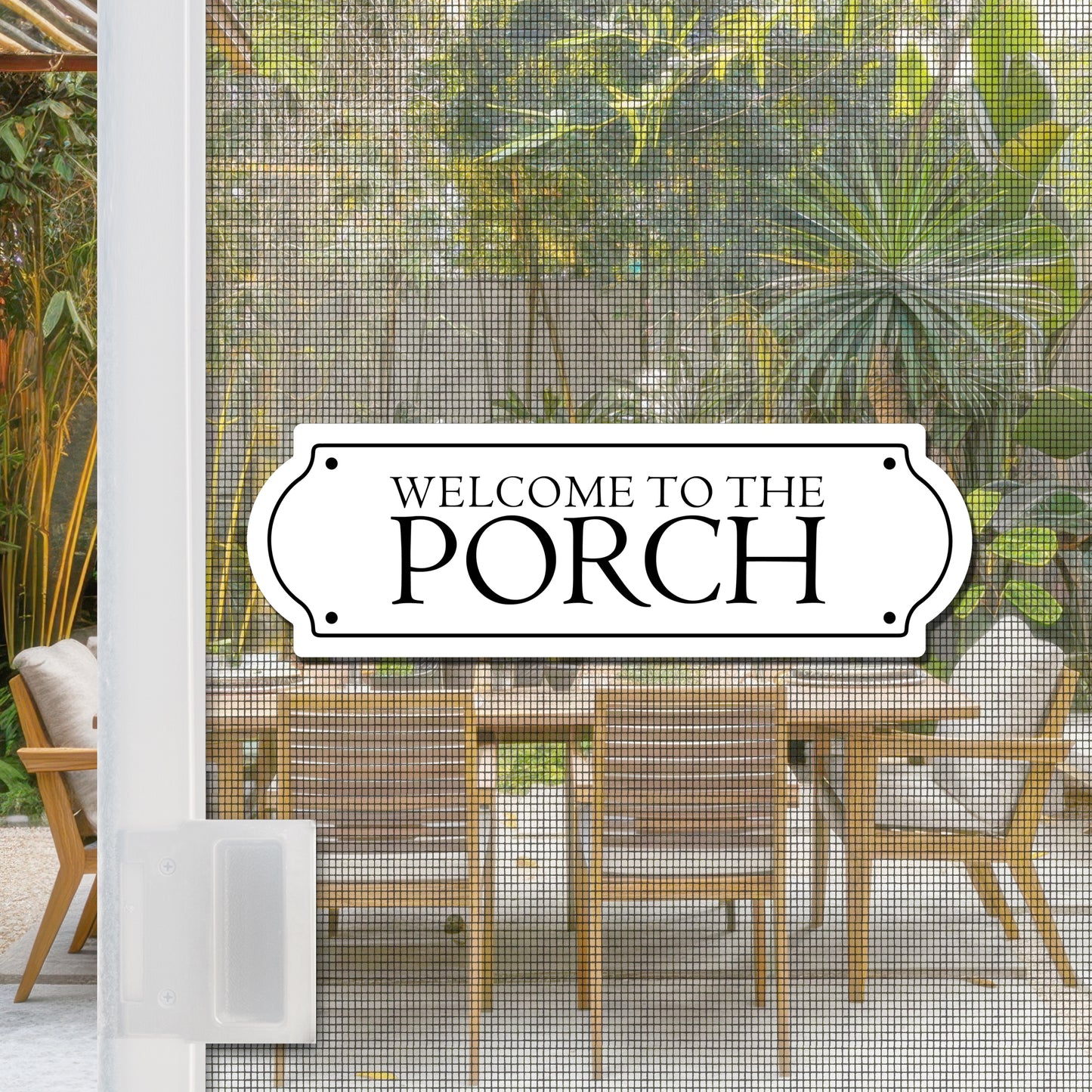 PRE-ORDER Flexible Screen Door Magnets (Set of 2) - Porch