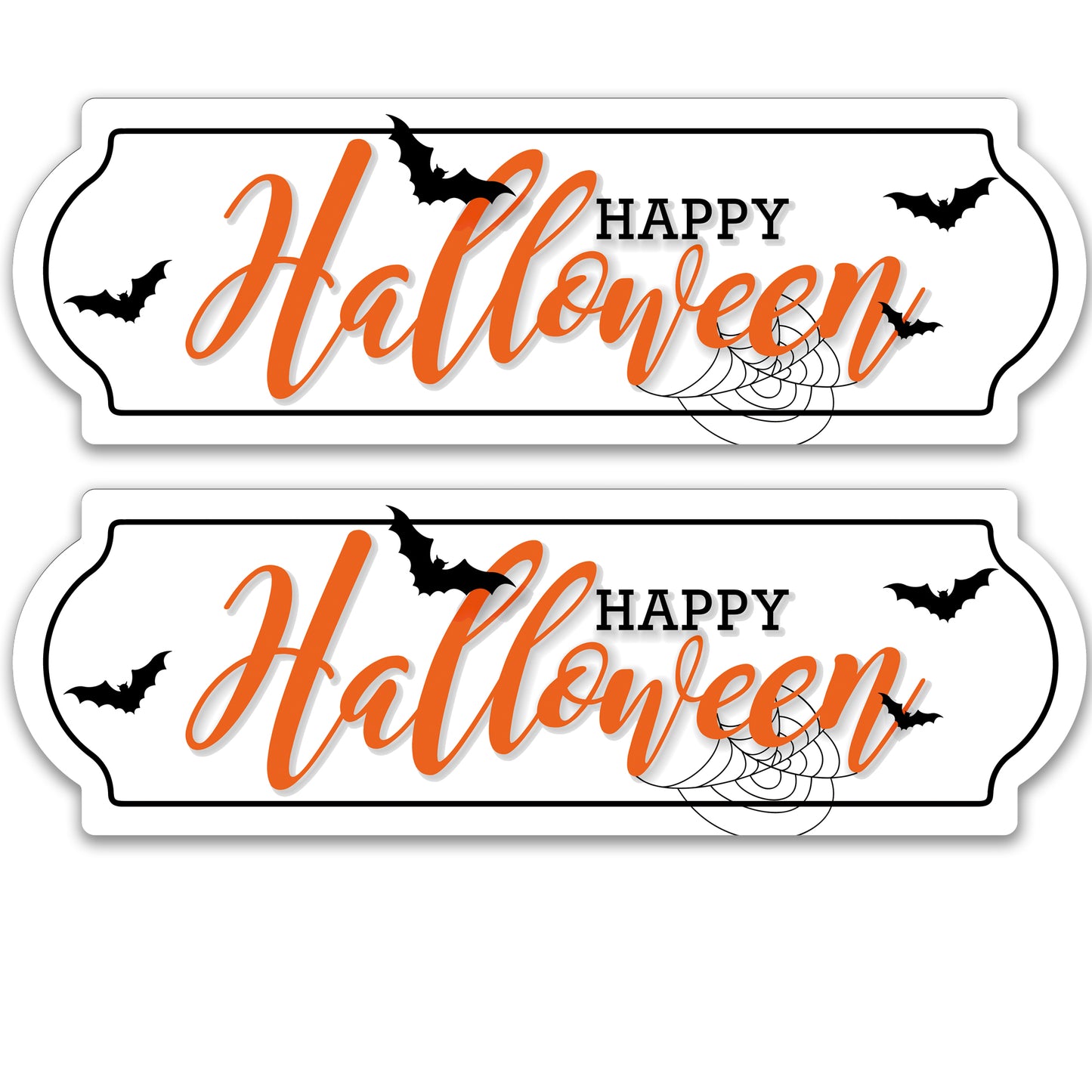 Acrylic Screen Door Magnets (Not for Retractable/Glass) - Happy Halloween