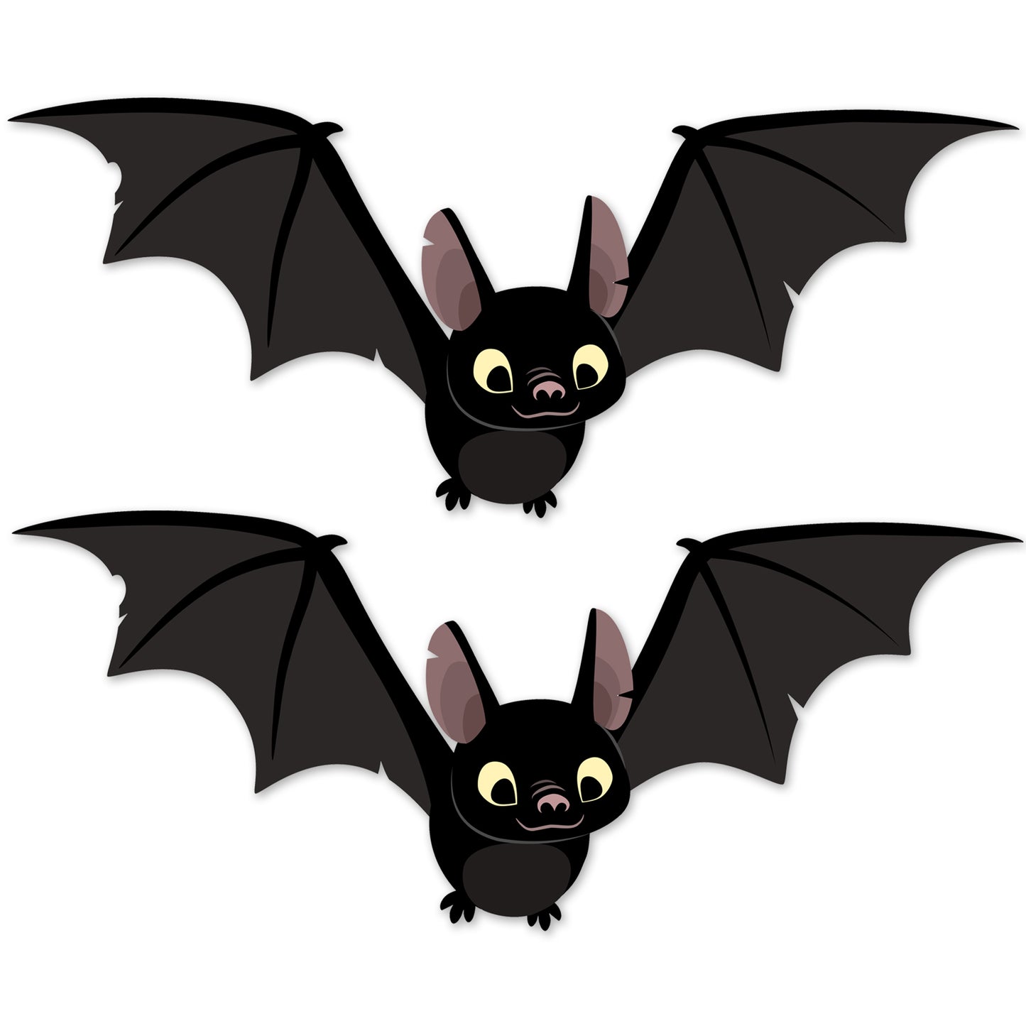CLEARANCE Acrylic Screen Door Magnets (Not for Retractable/Glass) - (Small) Halloween Bat
