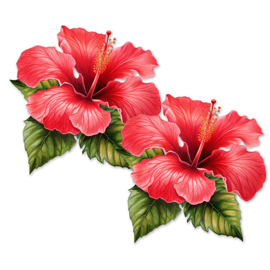 PRE-ORDER Flexible Screen Door Magnets (Not for Retractable/Glass) - Hibiscus