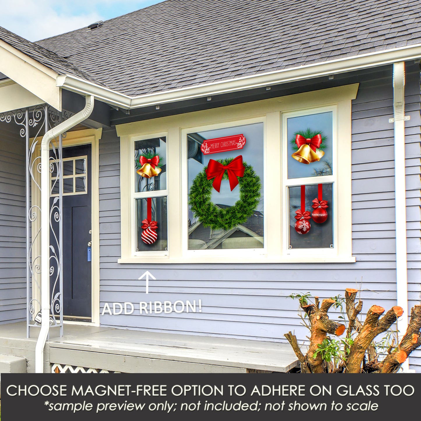 Acrylic Screen Door Magnets (Not for Retractable/Glass) - Red Cardinal