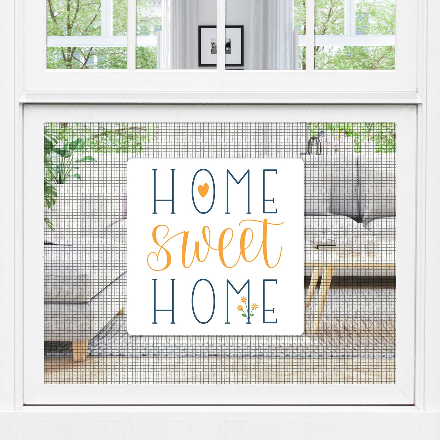 Acrylic Screen Door Magnets (Not for Retractable/Glass) - Home Sweet Home Square
