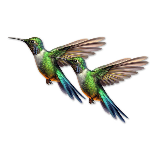 Acrylic Screen Door Magnets (Not for Retractable/Glass) - MINI Hummingbird (Green)