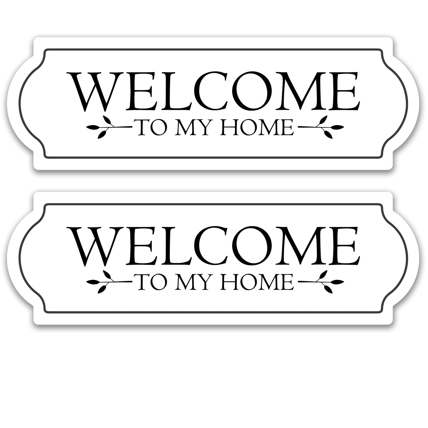 Acrylic Screen Door Magnets (Not for Retractable/Glass) - Welcome to My Home