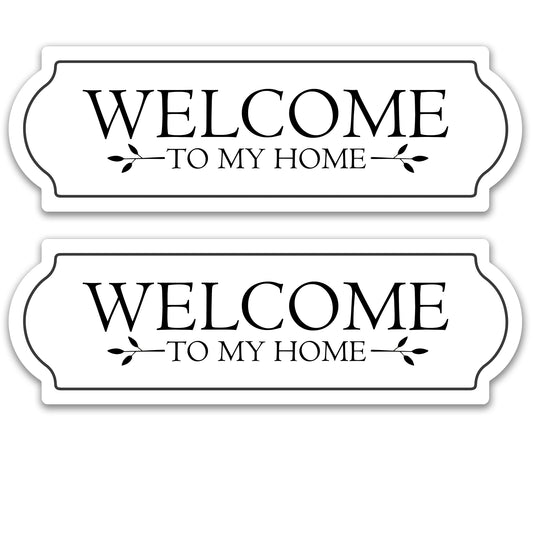 Acrylic Screen Door Magnets (Not for Retractable/Glass) - Welcome to My Home