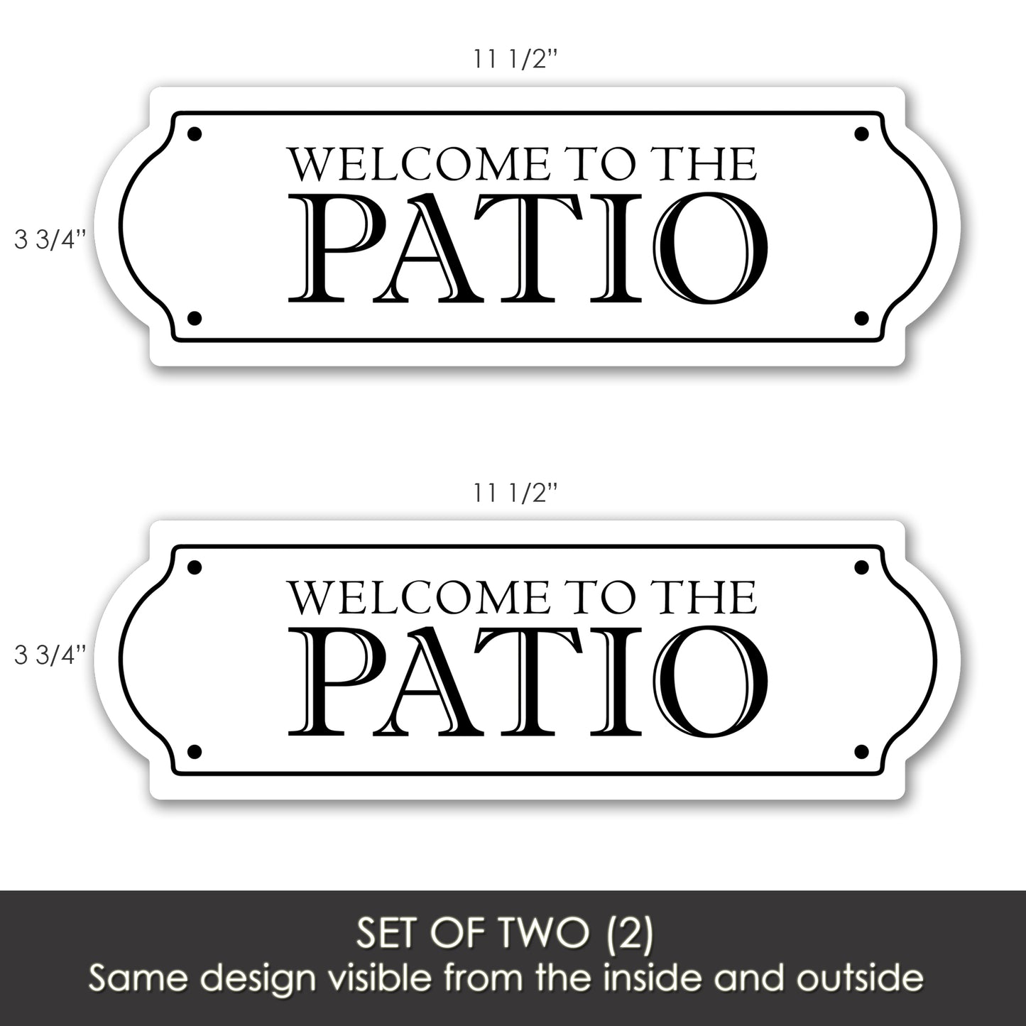 PRE-ORDER Flexible Screen Door Magnets (Set of 2) - Patio