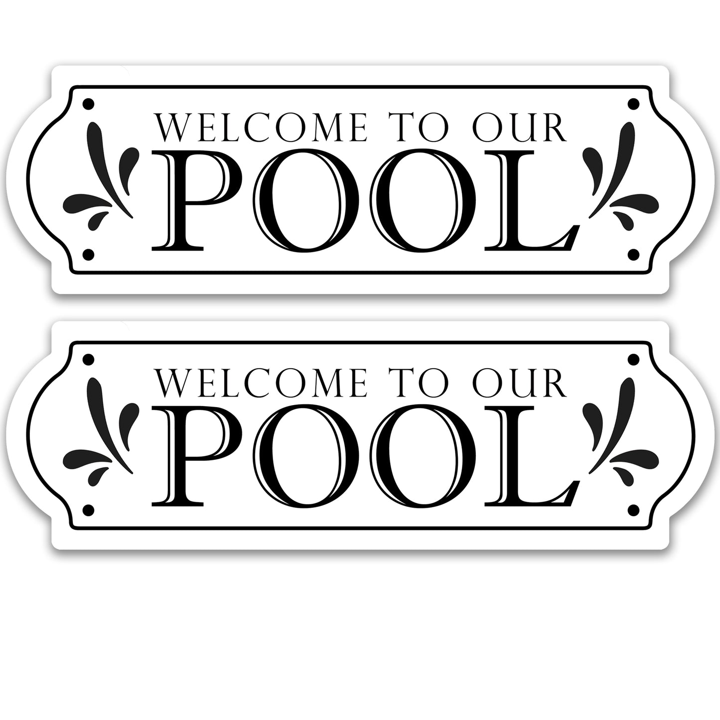 Acrylic Screen Door Magnets (Not for Retractable/Glass) - Pool