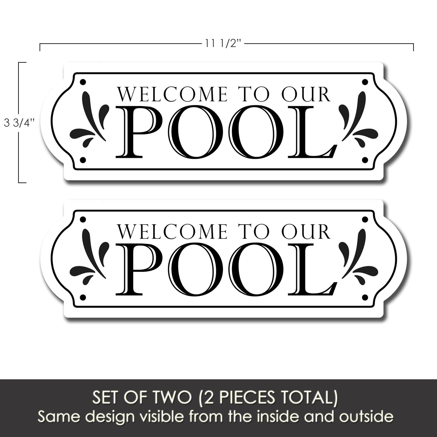 Flexible Screen Door Magnets (Not for Retractable/Glass) - Pool