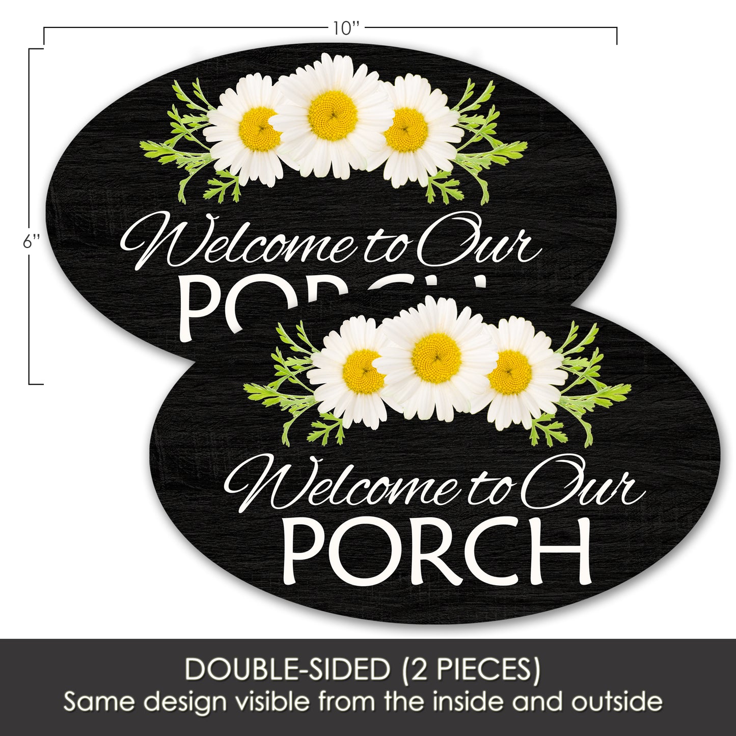PRE-ORDER Flexible Screen Door Magnets (Set of 2) - Porch Daisies