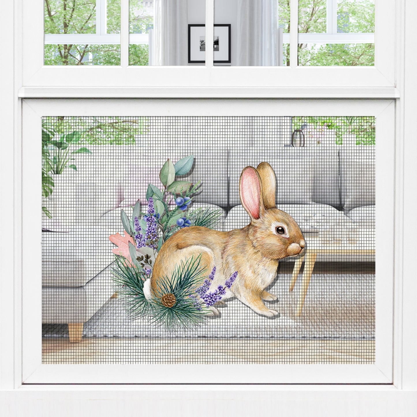 Acrylic Screen Door Magnets (Not for Retractable/Glass) - Vintage Rabbit