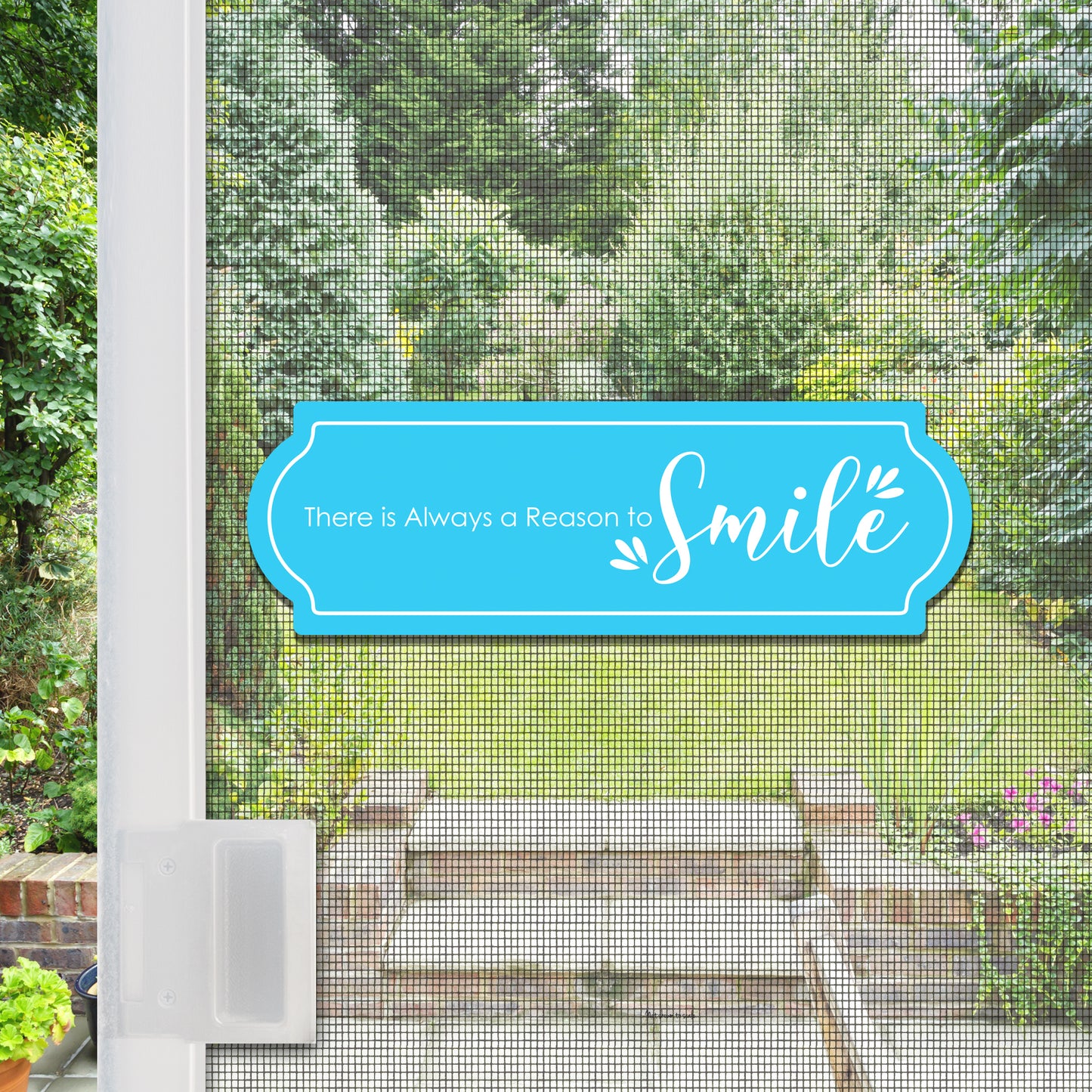 CLEARANCE Acrylic Screen Door Magnets (Not for Retractable/Glass) - Smile