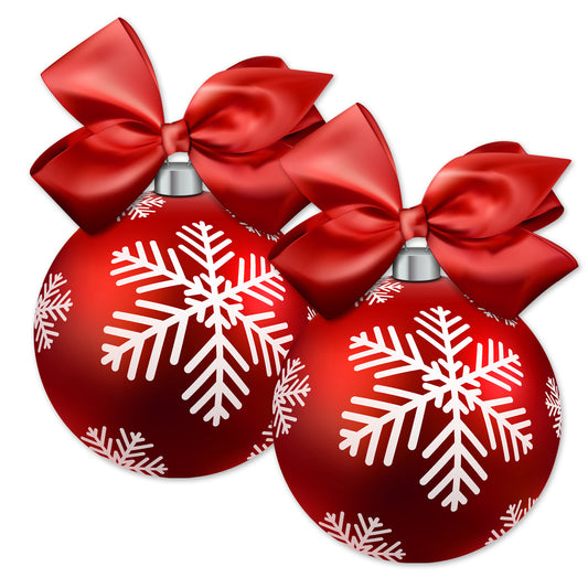 Acrylic Screen Door Magnets (Not for Retractable/Glass) - (Small) Snowflake Ornament