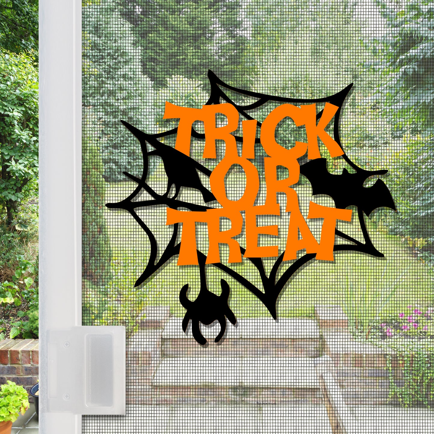 CLEARANCE Acrylic Screen Door Magnets (Not for Retractable/Glass) - Trick or Treat