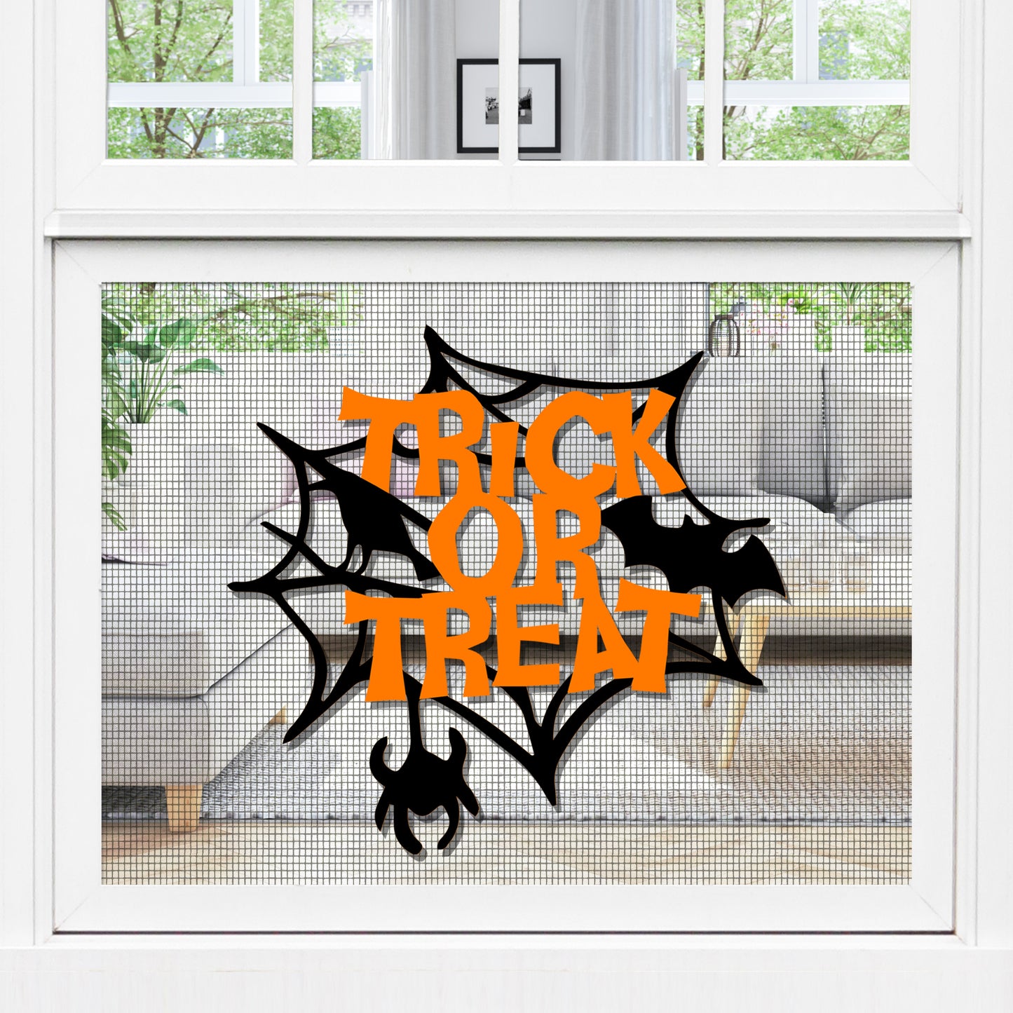 CLEARANCE Acrylic Screen Door Magnets (Not for Retractable/Glass) - Trick or Treat