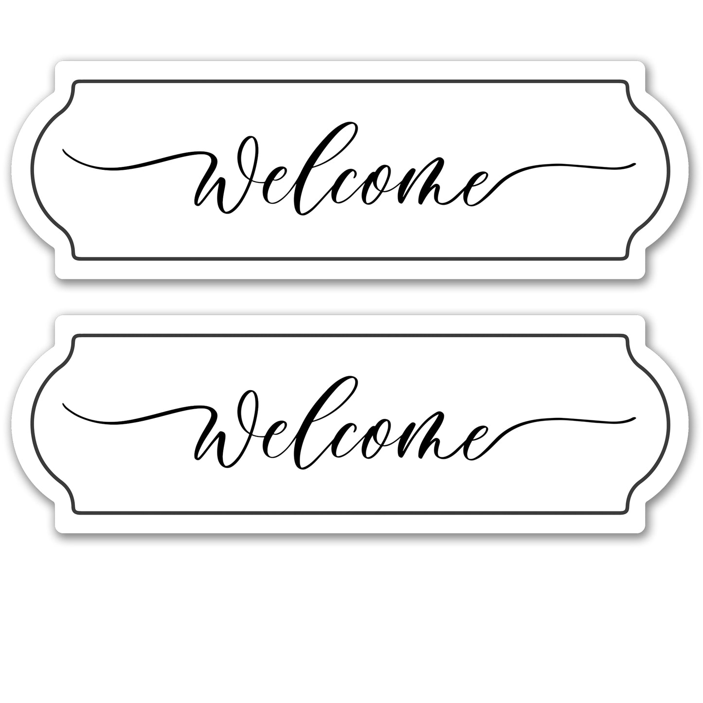 Acrylic Screen Door Magnets (Not for Retractable/Glass) - Welcome