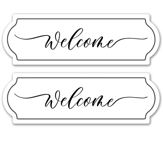 Acrylic Screen Door Magnets (Not for Retractable/Glass) - Welcome
