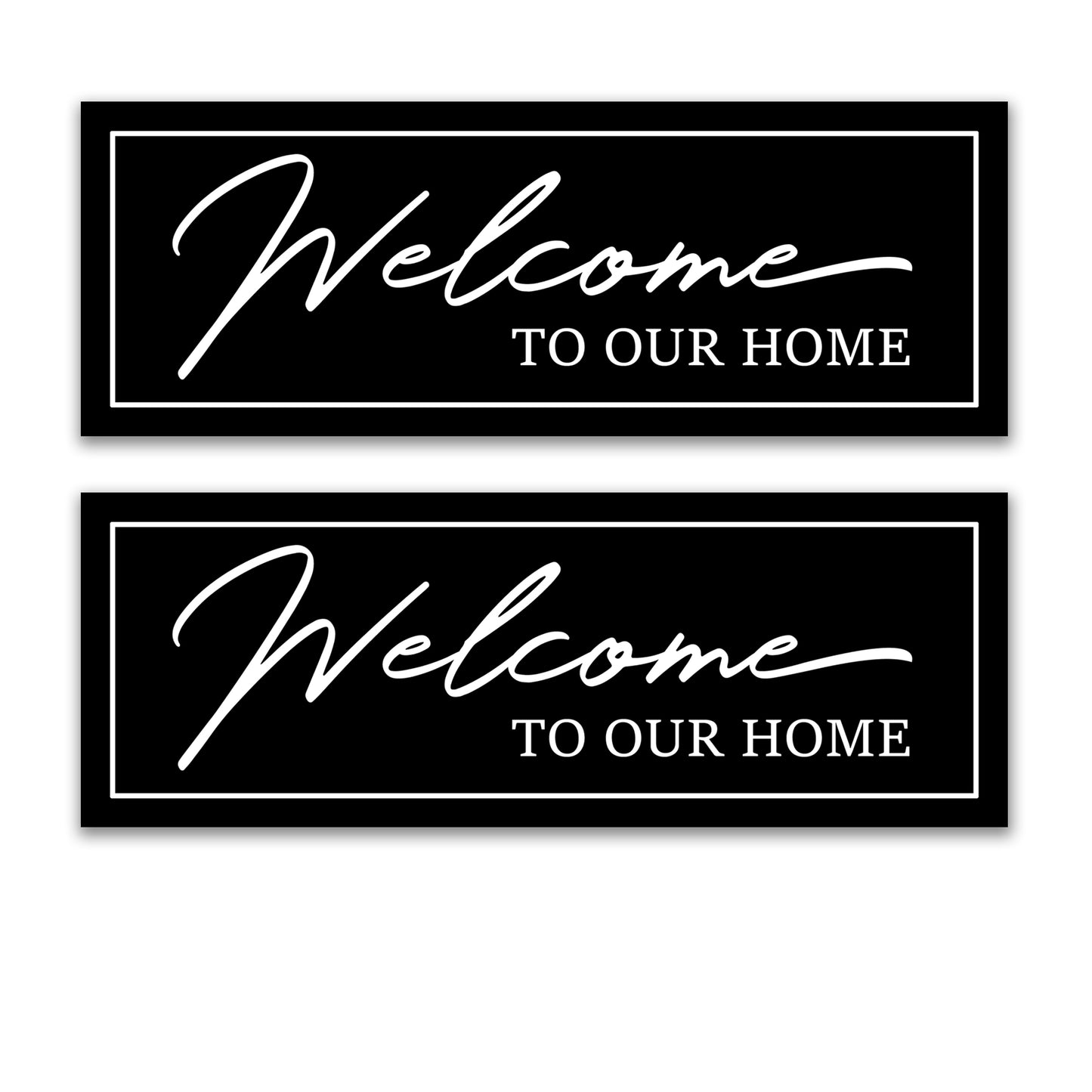Acrylic Screen Door Magnets (Not for Retractable/Glass) - Welcome to Our Home