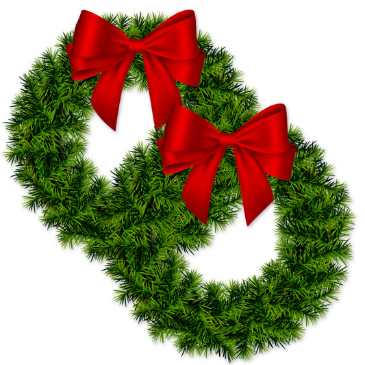 Acrylic Screen Door Magnets (Not for Retractable/Glass) - 14" Wreath