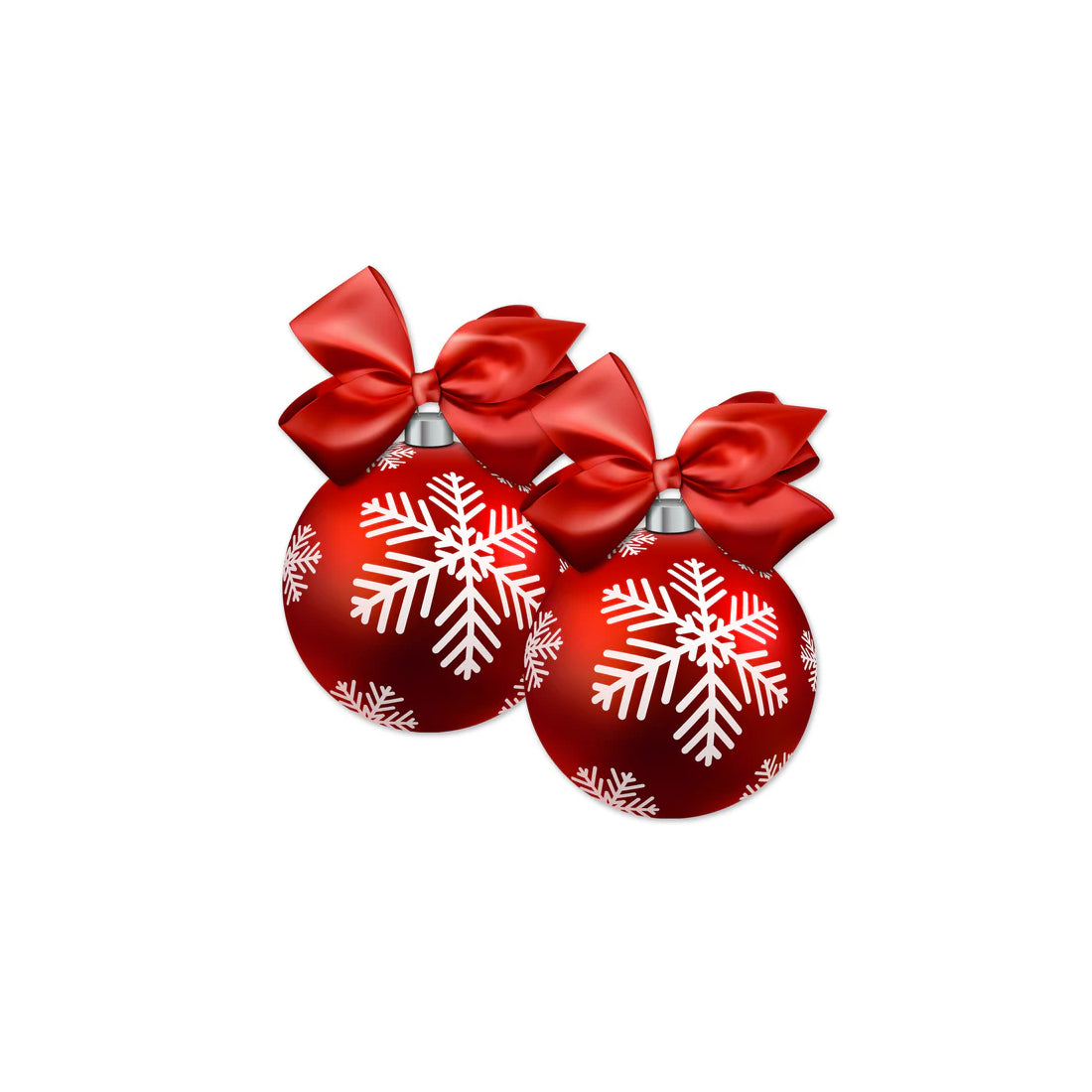 Decorations for Screen Windows & Doors (Set of 2) - (Small) Snowflake Ornament