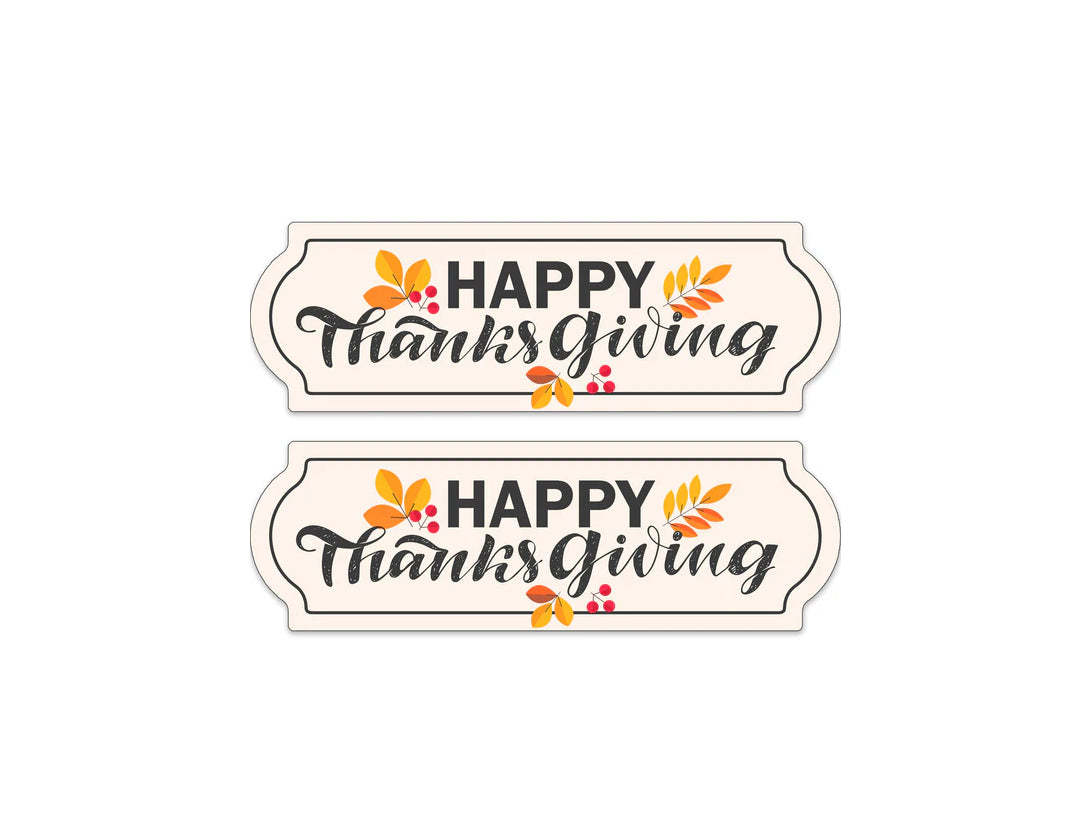 Add Festive Cheer with a Screen Windows & Doors Happy Thanksgiving Sign