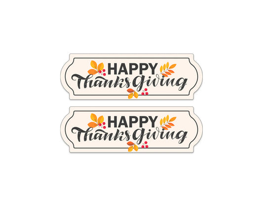 Add Festive Cheer with a Screen Windows & Doors Happy Thanksgiving Sign