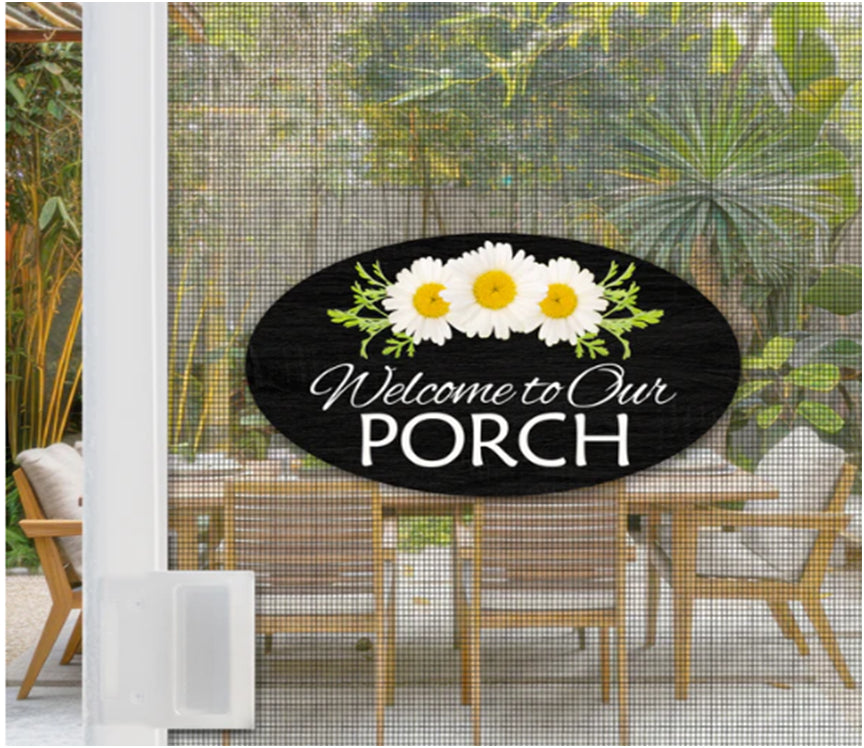 Elegant Words Signs for Screen Doors to Elevate Your Porch