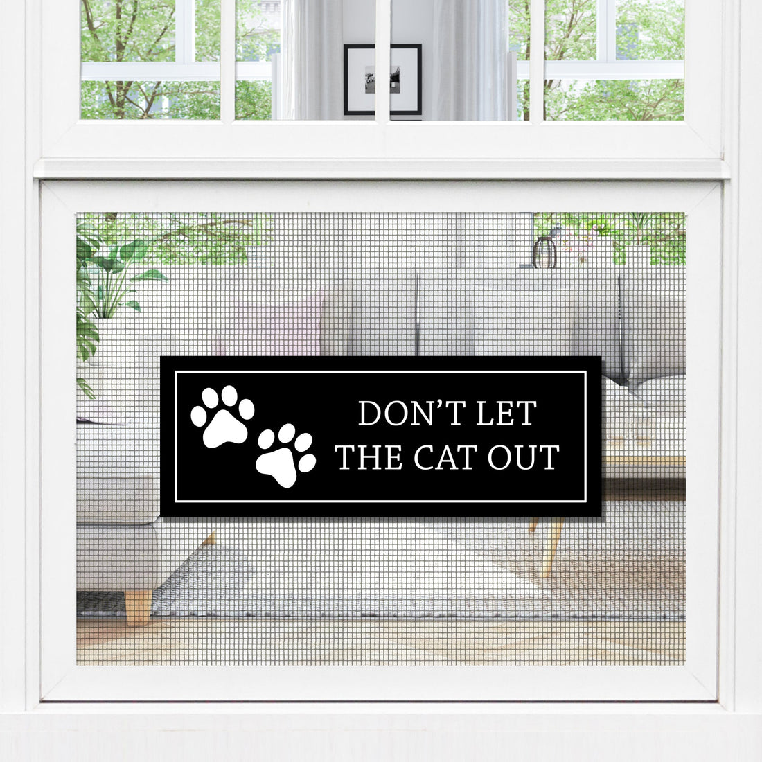Top Home Decorating Tips with Acrylic Decorations Cat Out Paws Sign
